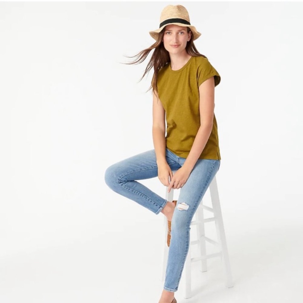 JCREW drop sleeve summer tee